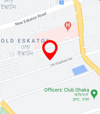 Contact Dhaka map